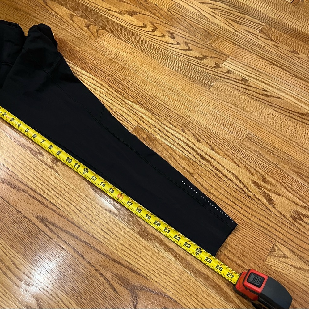 Lululemon Fast & Free 7/8 Tight II Nulux 25" Black Leggings Size 8 W5ATIS - Picture 7 of 7